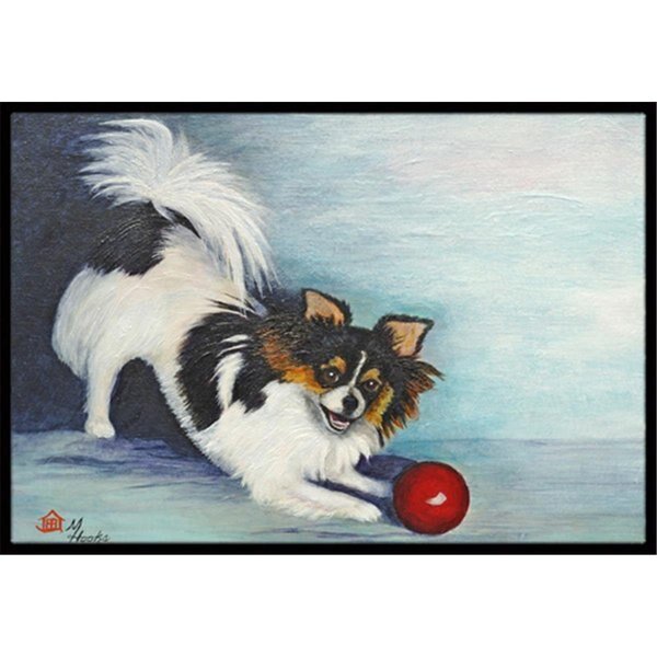 Chihuahua Play Ball Indoor and Outdoor Mat- 18 x 27 in., Carolines Treasures, Mfr#: MH1054MAT